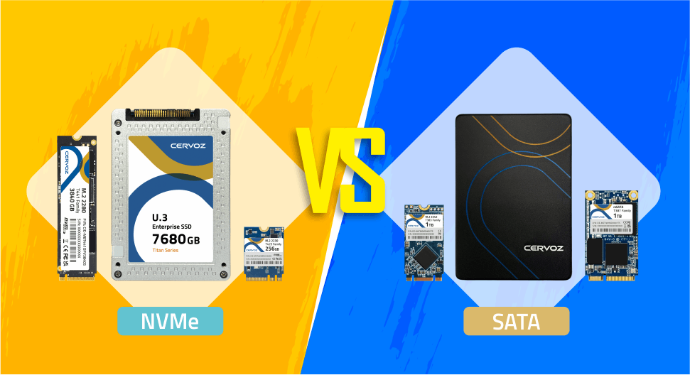 What are the Differences Between NVMe and SATA SSD
